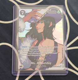 Bandai One Piece Card Game Ms. All Sunday SP OP01-084 Full Art Foil EN - Image 1