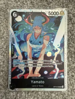 Bandai One Piece Card Game Yamato OP16-098 SR Alt Art Foil EN Character - Image 1