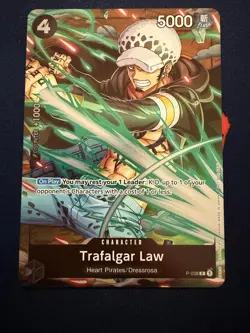 TRAFALGAR LAW (CS 2024 EVENT PACK FINALIST) P-038 ONE PIECE PROMOTION CARDS FOIL - Image 1