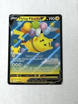Flying Pikachu V 006/025 Celebrations Ultra Rare Pokemon Card - Image 1