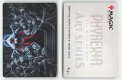 Elesh Norn, Mother of Machines Art Card (2/81) 2 Art Series: Phyrexia Magic NM - Image 3