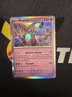 Mewtwo 150/165 Holo Rare Scarlet & Violet 151 Pokemon Card - Mint - Image 1