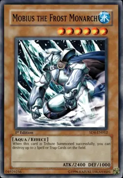Mobius The Frost Monarch - 1st Edition COMMON SD4-EN012 YuGiOh TCG Card LP - Image 1