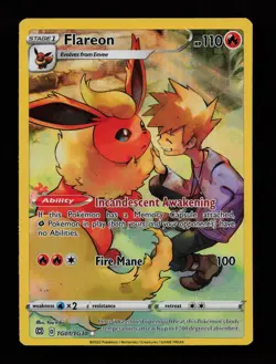 Flareon TG01/TG30 Holo Holo Brilliant Stars Trainer Gallery Pokemon Cards - Image 1