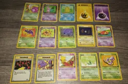 Vintage Pokemon Cards Lot 15 Cards (Supports Charity) - Image 1
