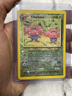 Pokemon VILEPLUME Southern Islands REVERSE HOLO Promo Set Card 17/18 SWIRL LP - Image 3