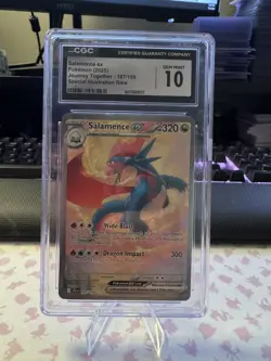 Salamence ex #187/159 Journey Together CGC 10 Pokemon Card *AE - Image 1