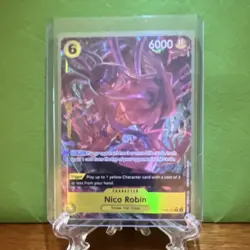 Bandai One Piece Card Game Nico Robin OP06-101 SR Alt Art Foil English - Image 3