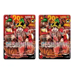 One Piece Card Game 29th Anniversary Luffy P-159 8 Cards Pre-Order AU - Image 3