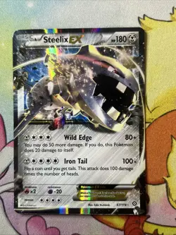 Steelix EX - 67/114 - Pokemon Steam Siege XY Ultra Rare Card LP - Image 1