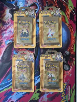 Pokemon EX Sandstorm Blister Booster Pack Art set - OPENED/EMPTY (No Cards) - Image 1