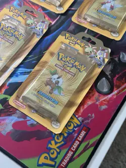 Pokemon EX Sandstorm Blister Booster Pack Art set - OPENED/EMPTY (No Cards) - Image 2