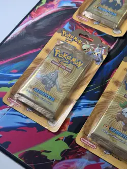 Pokemon EX Sandstorm Blister Booster Pack Art set - OPENED/EMPTY (No Cards) - Image 3