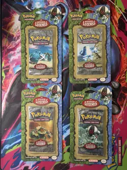Pokemon EX Hidden Legends Blister Booster Pack Art Set - OPEN/EMPTY (No cards) - Image 1