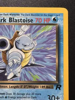 1st Edition Dark Blastoise 20/82 Team Rocket WoTC Pokemon Card Rare Near Mint - Image 4