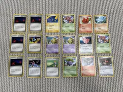 Pokemon TCG Vintage EX Unseen Forces 18-Card Lot: Commons | Uncommons | Trainers - Image 1