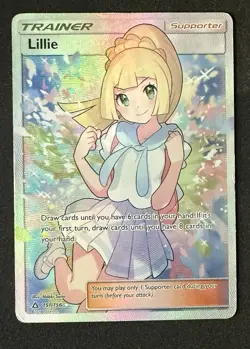 Lillie 151/156 Holo Full Art Ultra Prism Pokemon Card - Image 1