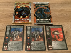 Lot of Battletech Counterstrike and Mercenaries Booster Packs Sealed and cards - Image 1