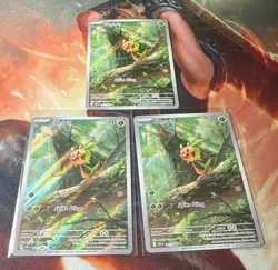Pokemon TCG Chespin Chaos Rising 087/086 illustration Card Lot of 3 - Image 1