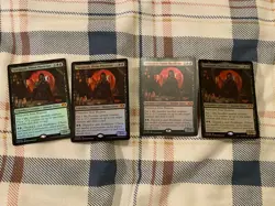Yawgmoth, Thran Physician Foil MTG Dominaria Remastered 110 Set Of 4 LP - Image 1