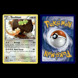Bouffalant 107.0 Black White Legendary Treasures Pokemon Cards Collection - Image 3