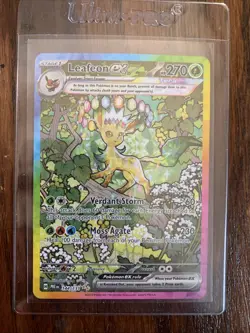 Pokemon TCG Leafeon EX Prismatic Evolutions Special Illustration Card 144/131 - Image 1