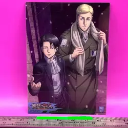 Levi Ackerman Erwin Smith 27 Attack on Titan Wafer Card AOT TCG Japanese #160 - Image 3