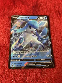 Glaceon V SWSH196 SWSH: Sword & Shield Promo Cards Holo Near Mint - Image 1