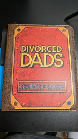 Divorced Dads TCG Binder of Cards Plus Starter Deck Personal Collection Lot - Image 1