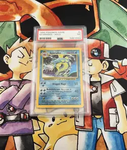 Gyarados 6/102 Holo Rare PSA 7 NM 1999 Pokemon Game Unlimited Base Set - Image 1