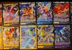 Pokemon TCG (50) Card Lot 10 Ultra Rares (ex, V, Vstar, +), 20 Holos, 10 Rares - Image 2
