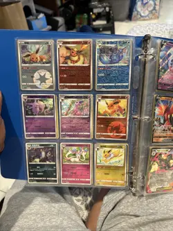 Huge Pokemon Binder Collection Lot of 130+ Cards Vintage Holos WOTC Mid Era - Image 4