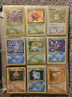 Huge Pokemon Binder Collection Lot of 252 Cards Vintage Holos WOTC VMAX/V - Image 1