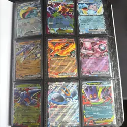 Pokemon Binder Job Lot 300+ Cards EX V VMAX Vintage Holos JP Full Art Rare - Image 1