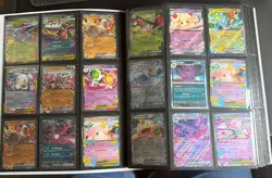 Pokemon Binder Job Lot 300+ Cards EX V VMAX Vintage Holos JP Full Art Rare - Image 2