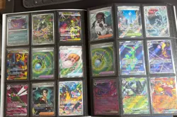 Pokemon Binder Job Lot 300+ Cards EX V VMAX Vintage Holos JP Full Art Rare - Image 3