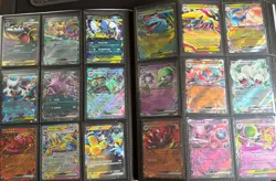 Pokemon Binder Job Lot 300+ Cards EX V VMAX Vintage Holos JP Full Art Rare - Image 4