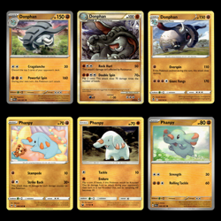 Donphan Phanpy 49.0 Scarlet Violet Series Paldean Fates Pokemon Cards Set - Image 1