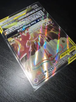 Pokemon Espeon & Deoxys GX SM240 Full Art Promo Black Star Card MINT PSA10!U - Image 3