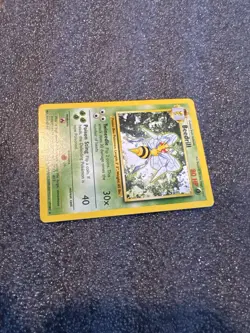 Pokemon Beedrill 17/102 Base Set Unlimited Rare Card NM WOTC TCG - Image 2