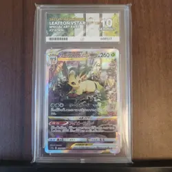 Pokemon TCG Leafeon VSTAR Card 210/172 Japanese Edition Ace 10 - Image 1