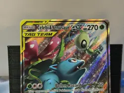 Celebi & Venusaur GX SM167 Tag Team Black Star Promo NM Pokemon Card - Image 5