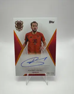 HARRY KANE Topps FC Bayern 125 Year Anniversary Set ON CARD Auto /33 - Image 1