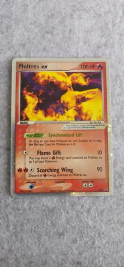 Pokemon Moltres ex 031 Black Star Promo Nintendo - Holo Rare - 2005 - LP - Image 2