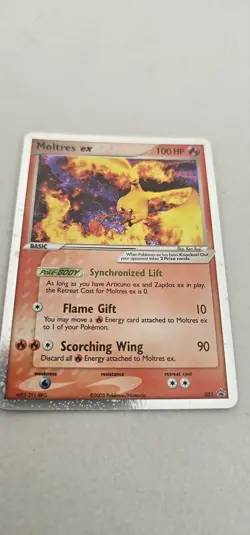 Pokemon Moltres ex 031 Black Star Promo Nintendo - Holo Rare - 2005 - LP - Image 4