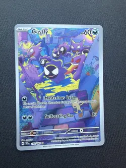 Gastly 177/162 SV05 Temporal Forces Illustration Rare Holo English Pokemon TCG - Image 1