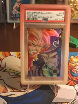 PSA 10 Pikkon GDR SDV6-073 2025 Dragon Ball Super Divers Card Japanese - Image 1