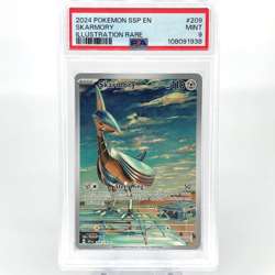 PSA 9 Pokemon Card Skarmory 209/191 SSP Surging Sparks 2024 English Karte [9] - Image 1