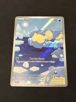 Pokemon TCG Spheal Card Surging Sparks Illustration, 199/191 - Image 1