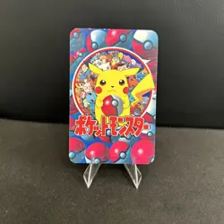 Pikachu Ace of Spades Televi-Kun Poker Card Pokemon Japanese - Image 4